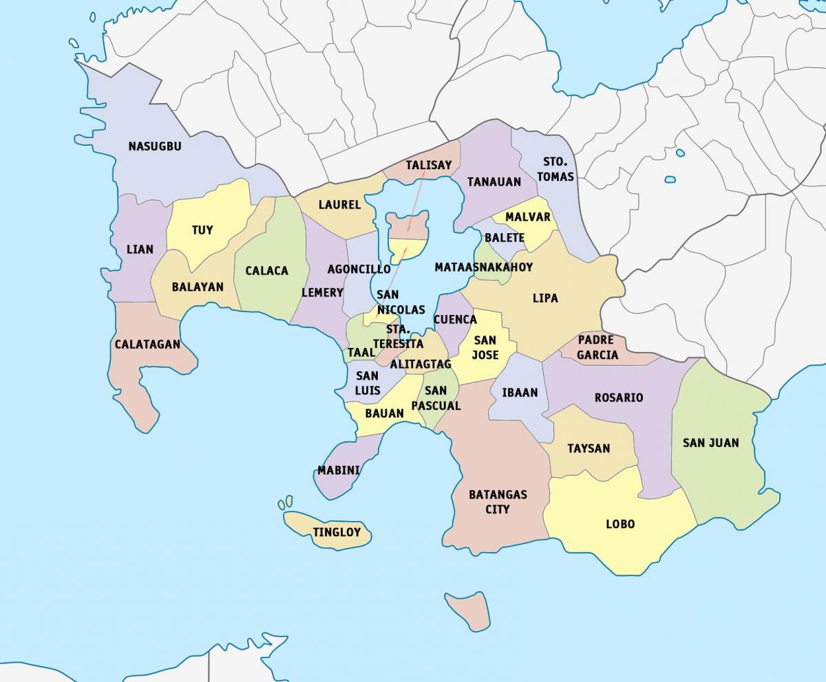 แผนที่ของไลม่า philippines. kgm
