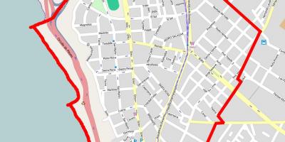 แผนที่ของ barranco ไลม่า
