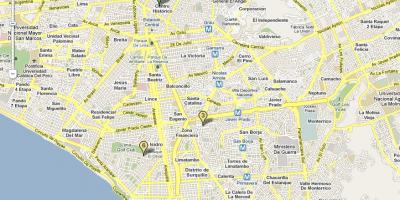 แผนที่ของ lince ลิม่าเปรู